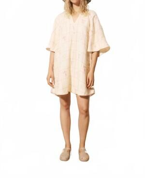 NEW FRNCH tammaso mini dress in beige